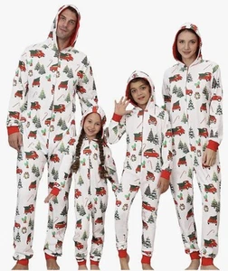 iClosam Men’s Pajamas Set Rustic Farm Truck Christmas Adult Sleepwear Size XL - Picture 1 of 12