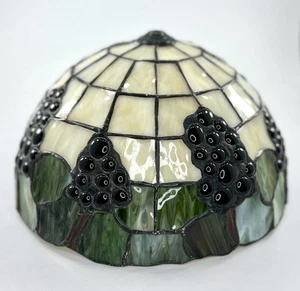 Bellissimo paralume lampada in vetro stile Tiffany diametro 11,5 altezza 6,5 - Foto 1 di 4