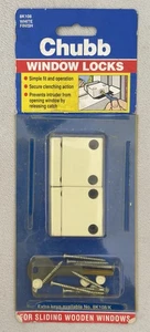 Chubb 8K108 - Sash Window Lock / Sliding Window Lock - White Finish - Picture 1 of 5