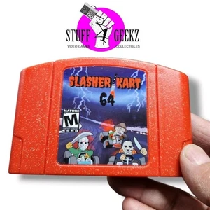 N64 Slasher Kart 64 Kart Racing (Custom Cart) Expansion Pak Req **READ DESC** - Picture 1 of 7