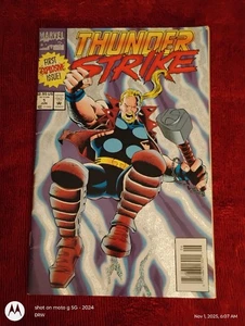 THUNDER STRIKE #1 First Explosive Issue Marvel Comic Book Speckle Foil Cover  - Picture 1 of 5