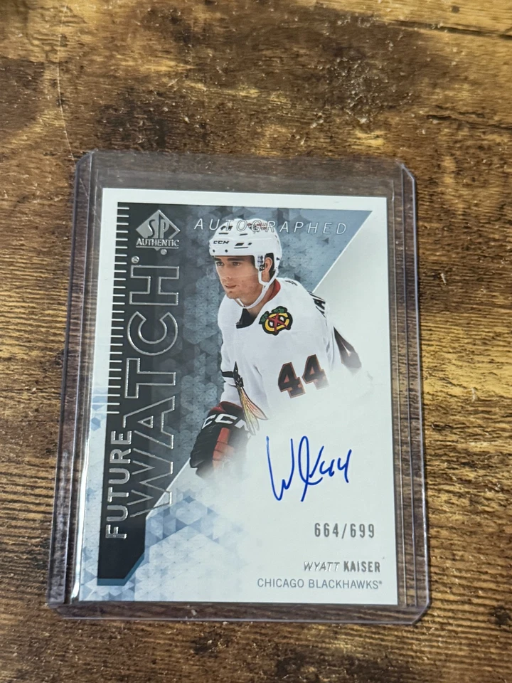 2023-24 SP AUTHENTIC RETRO FUTURE WATCH AUTO #RFWA-WK WYATT KAISER /699 - Image 1 of 1
