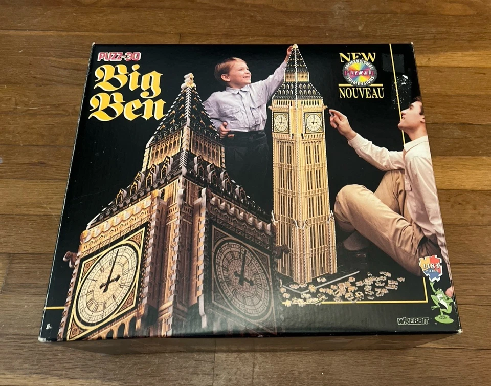 Rompecabezas Big Ben vintage (1483 piezas) 3D en muy buen estado/excelente Foto 1 de 4