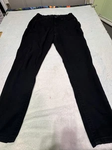 Pantaloni jeans skinny denim 7 Seven For All Mankind neri vita alta - donna 12 - Foto 1 di 10
