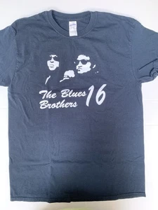 T-shirt uomo vintage Blues Brothers tema Blues Brothers volti sul bus anteriore. OnBack - Foto 1 di 3
