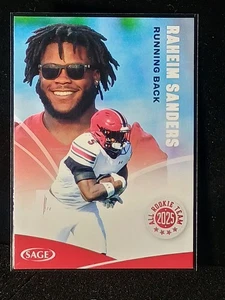 2025 Sage High Series Raheim Sanders #165 All Rookie Team RED Univ. SC  - Bild 1 von 2