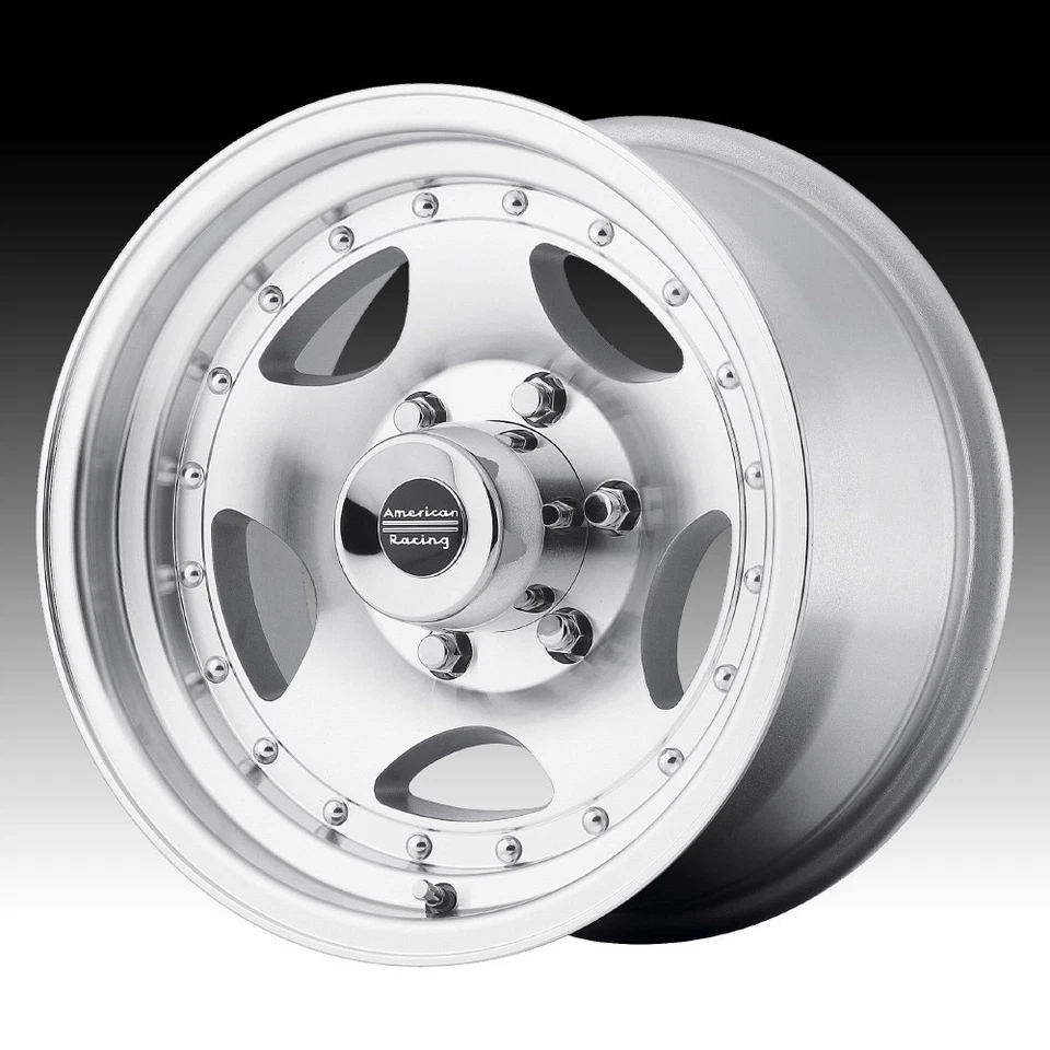 American Racing AR23 Machined 15x10 5x4.5 -44mm (AR235165) - Image 1 of 1