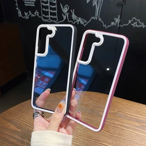 Shockproof For Samsung Galaxy S22 Ultra A53 Phone Case Cover TPU Transparent - Picture 1 of 11