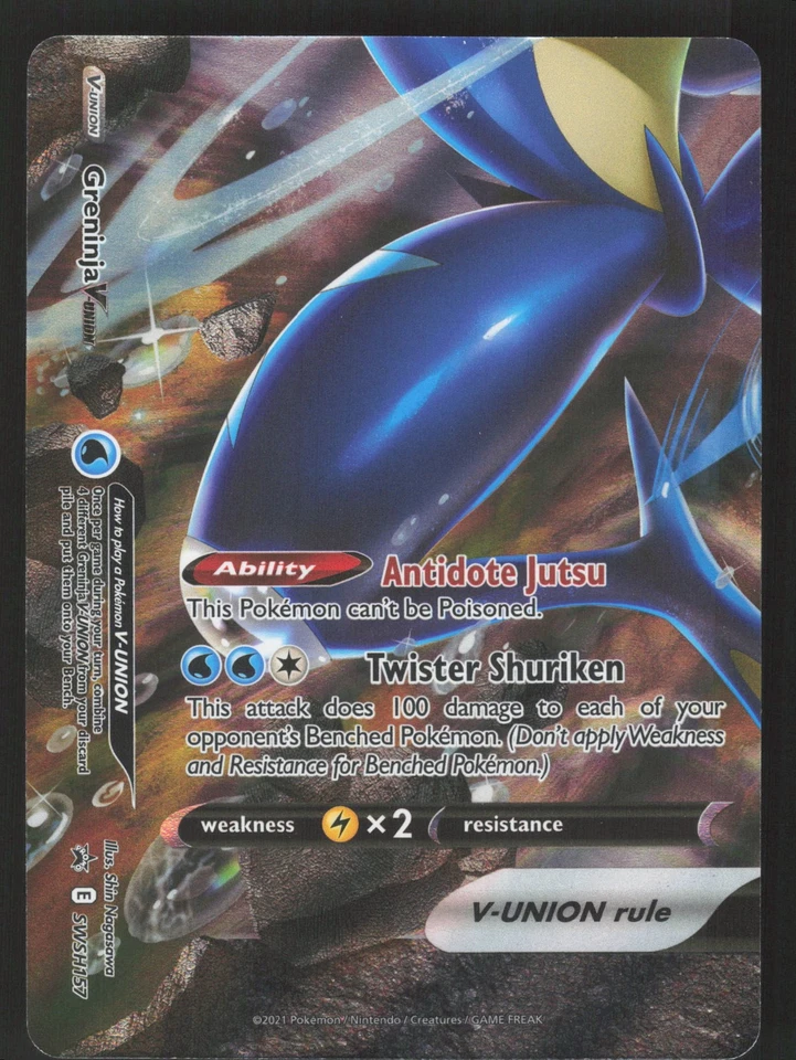 Greninja V-UNION SWSH157 Promo Pokemon SWSH: Sword & Shield Promo Cards - Image 1 of 2