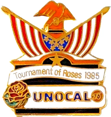 Rose Parade 1985 "UNOCAL 76 Gas & Oil Company 96th Tournament of Roses Lapel Pin - Image 1 of 2