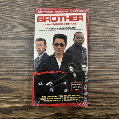 BROTHER 2001 Takeshi Kitano Crime Drama Thriller VHS Tape SEALED PROMO! - Image 1 of 3