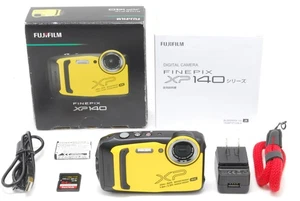 [MINT W/BOX] Fujifilm FinePix XP140 Waterproof Digital Camera Yellow JAPAN - Picture 1 of 9