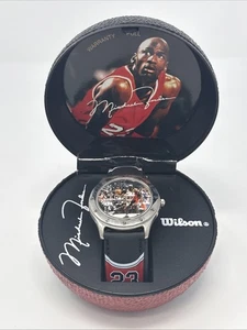 🏀 Reloj Michael Jordan de Avon 1997 en Estuche Original Baloncesto Wilson LEER - Imagen 1 de 10