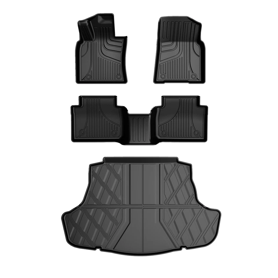 Accessories For Toyota Camry 2018-2024 All Weather TPE 3D Floor Mats Trunk Mat - Изображение 1 из 4
