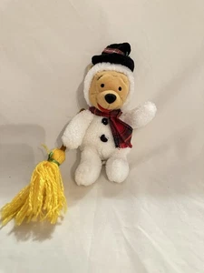 Vintage Disney Mini Sitzsack Schneemann Pooh Bär 6 Zoll Plüsch – 1995 – ohne Hängeetikett - Bild 1 von 5
