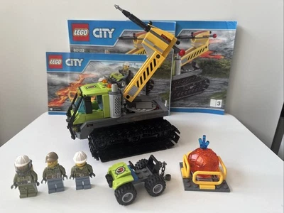 LEGO City Volcano Crawler 60122 100% Complete with Instructions - Image 1 of 4