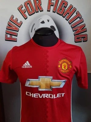 CAMISETA MANCHESTER UNITED BLANCA ADIDAS CLIMACOOL PREMIER LEAGUE PEQUEÑA NUEVA SIN ETIQUETAS  Foto 1 de 4