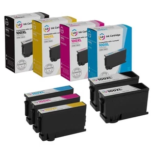 LD Comp Lexmark 100XL Set di 5 cartucce di inchiostro ad alto rendimento - Foto 1 di 9