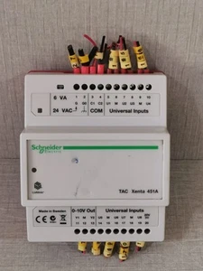 LOT2 SCHNEIDER ELECTRIC/LONMARK TAC XENTA 451A UNIVERSAL I/O MODULE 007302850 - Picture 1 of 10