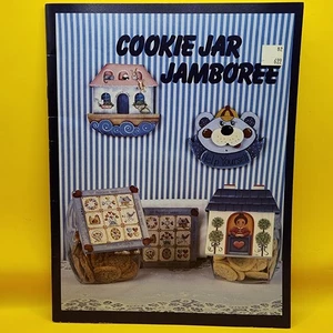 1990 Cookie Jar Jamboree Book Painting Patterns Wood Crafting Crafts - Picture 1 of 4