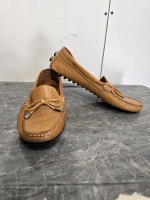 Mocasines Mercanti Fiorentini Talla 9.5B Sin usar, en caja, Puntera Zapatos para conducir Mocasines Corbata Brasil Foto 1 de 4
