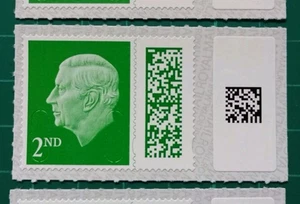 2025 KING CHARLES III M25L DEFINITIVES 2nd 16/04/25 QR MARGIN Single - Picture 1 of 3