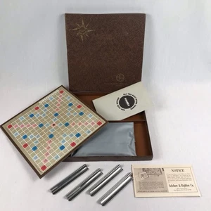Vintage 1966 Selchow & Righter Co. SCRABBLE Travel Edition Crossword Game RARE - Picture 1 of 8