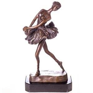 Bronze Skulptur Ballerina Deko Figur Echt Bronze NEU yb808 - Bild 1 von 4