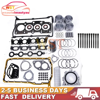 Engine Rebuild Kit Pistons For VW Jetta Golf AUDI A4 TT AWM AWV AWP 1.8T 2000-09 - Image 1 of 4
