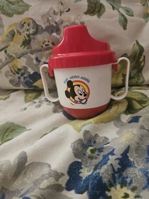 Taza vintage Playskool Mickey Sippy Foto 1 de 4