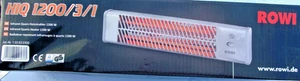 Rowi Infrarot Quarz Heitzstraler HIQ1200/3/1 1200W - Bild 1 von 2