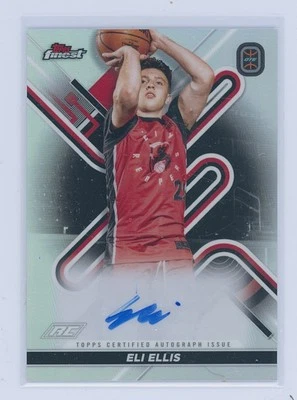 ELI ELLIS 2022-23 TOPPS CHROME FINEST OTE ROOKIE RC #FAA-EE AUTOGRAPH - Image 1 of 2