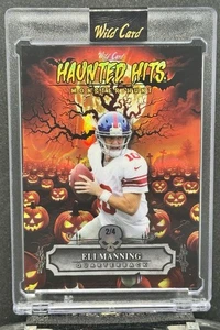 Wild Card 2025 éxitos embrujados caza de monstruos Eli Manning naranja lava 2/4 gigantes - Imagen 1 de 2