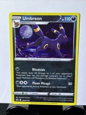 Umbreon SWSH129 SWSH: Sword & Shield Promo Cards Holo Splash Swirl! - Image 1 of 3