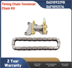 Timing Chain Tensioner & Chain Kit For AUDI A3 A4 VW JETTA 06D109229B+06F109217A - Picture 1 of 13