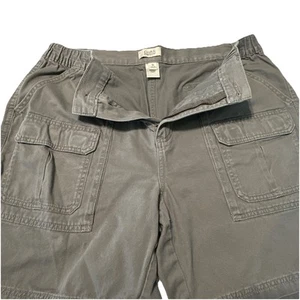 Croft & Barrow Cargo Shorts Herren 36 Combat Safari grau Gummizug 100% Baumwolle - Bild 1 von 10