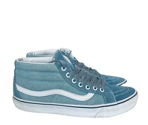 Size 10.5 VANS SK8-Mid GOBLIN BLUE/faded denim VN-721454 MEN'S - Picture 1 of 7