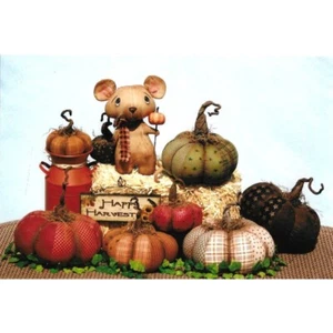 Holiday Prim Pumpkins Mouse Pattern and Instruction Booklet (only) Toy Doll Plus - Picture 1 of 3