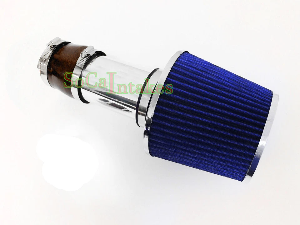 Black Blue Air Intake Kit  For  1997-2001 Hyundai Tiburon Elantra 1.8L 2.0L L4 - Image 1 of 1