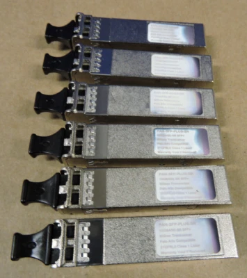 Lot 6 Palo Alto PAN-SFP-PLUS-SR 10GB SFP+ / PA-7080 7050 PA-5060 PA-5050 PA-3060 - Image 1 of 4