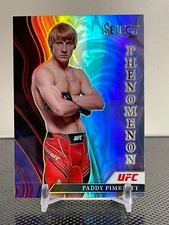 Paddy Pimblett UFC 2022 Select Phenomenon Silver Prizm Insert Rookie Card #25