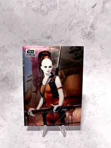 2021 Topps Chrome Star Wars Galaxy Base #19 Aurra Sing on Tatooine - Darrin Pepe