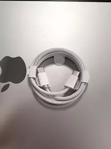Genuine Apple USB-C to USB-C Fast Cable Charger Type C iPhone 15/15Pro Max A2795 - Picture 1 of 5