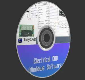 Electrical CAD Drawing Circuit Diagrams Maker TinyCAD PC Software DVD - Picture 1 of 5