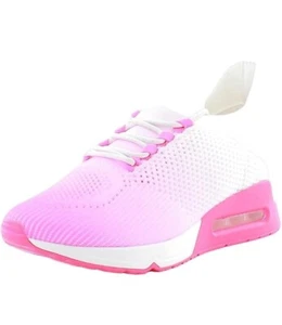 🔥 DKNY Women's ASHLY Lace-Up Lace Up Sneakers OMBRÉ FUSCHIA K1231580 Sz 6 🔥 - Picture 1 of 5