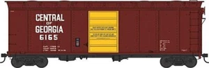 Bowser #43151 HO Scale 40' Boxcar Central of Georgia w/Roof Hatches #6161 - Picture 1 of 4