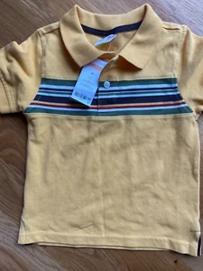 NEW GYMBOREE BOYS YELLOW  SHORT SLEEVE GOLF STYLE TOP SIZE 2T - Picture 1 of 1