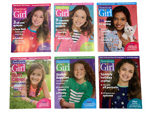 2015 American Girl doll Magazines Complete Set of 6 Include Posters Games Sticke