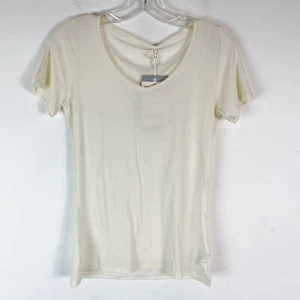 Icebreaker Nuevo con Etiquetas Mujer Sirena Manga Corta Sweetheart (Nieve) Ropa Interior Top Talla M - Imagen 1 de 6