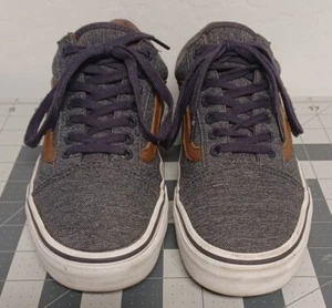 VANS Old Skool (Denim C and L) Periscope Dachshund White, Mens 7.5 Womens 9 - Picture 1 of 7